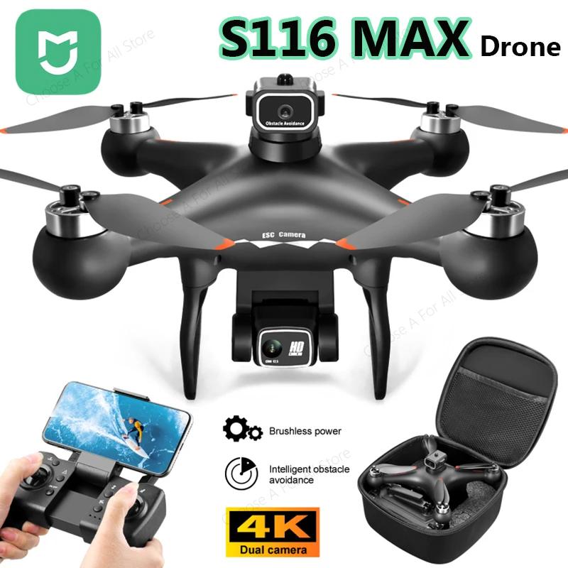 MIJIA S116 MAX , 4K HD  ESC ī޶, 귯ø  ︮, 360  ֹ ȸ,  FPV , RC  峭